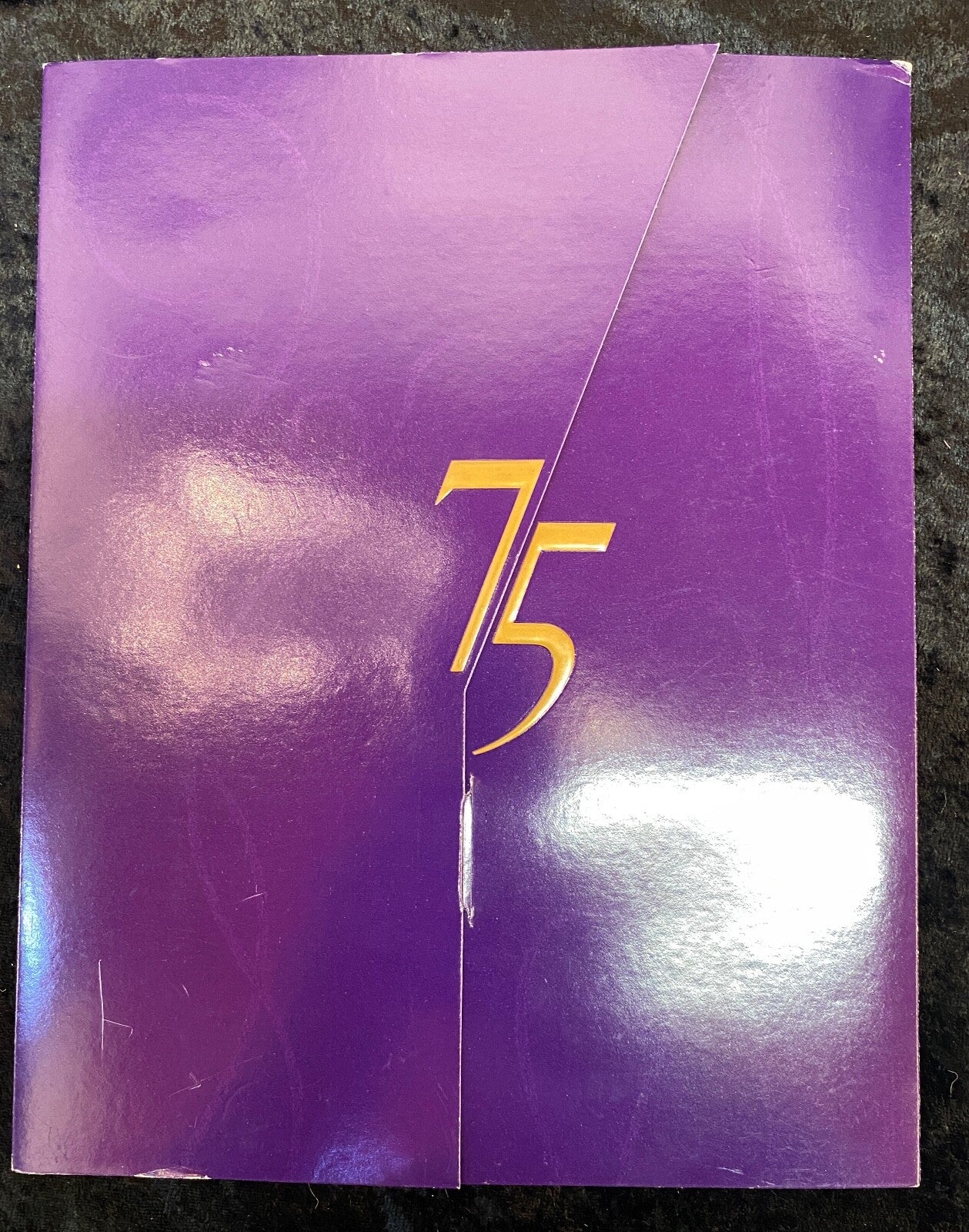 Disney 75 Years Anniversary Tinkerbell Picture Image Folder Brochure