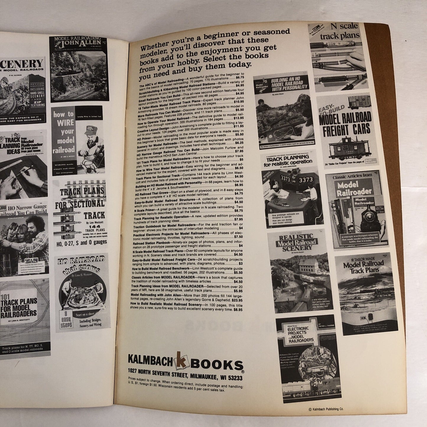 N Scale Model Railroad Track Plans Russ Larson K43 Pages 1969