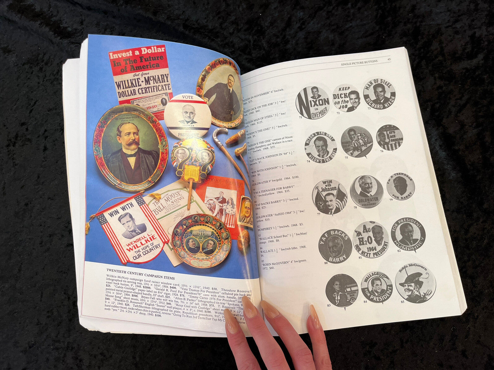 Hake's Guide to Presidential Campaign 1789-1988 / Price Guide Theodore Hake