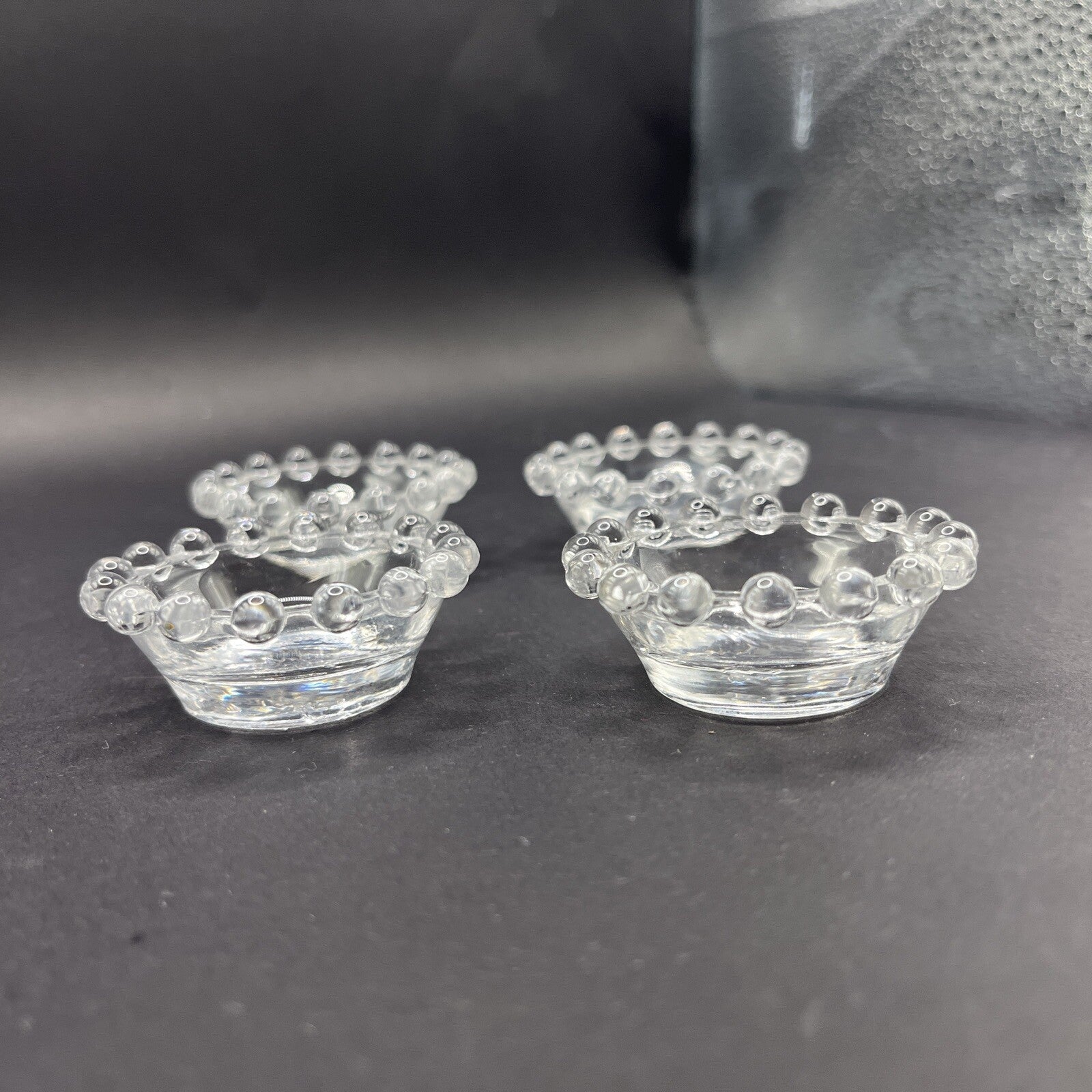 Imperial Glass CANDLEWICK Salt Dips Set Of 4