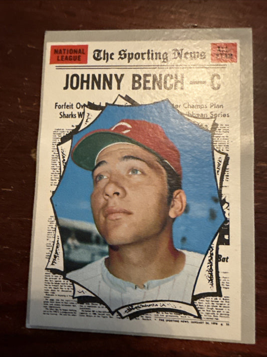 1970 Topps # 464 Johnny Bench National League Cincinnati Reds Baseball Card