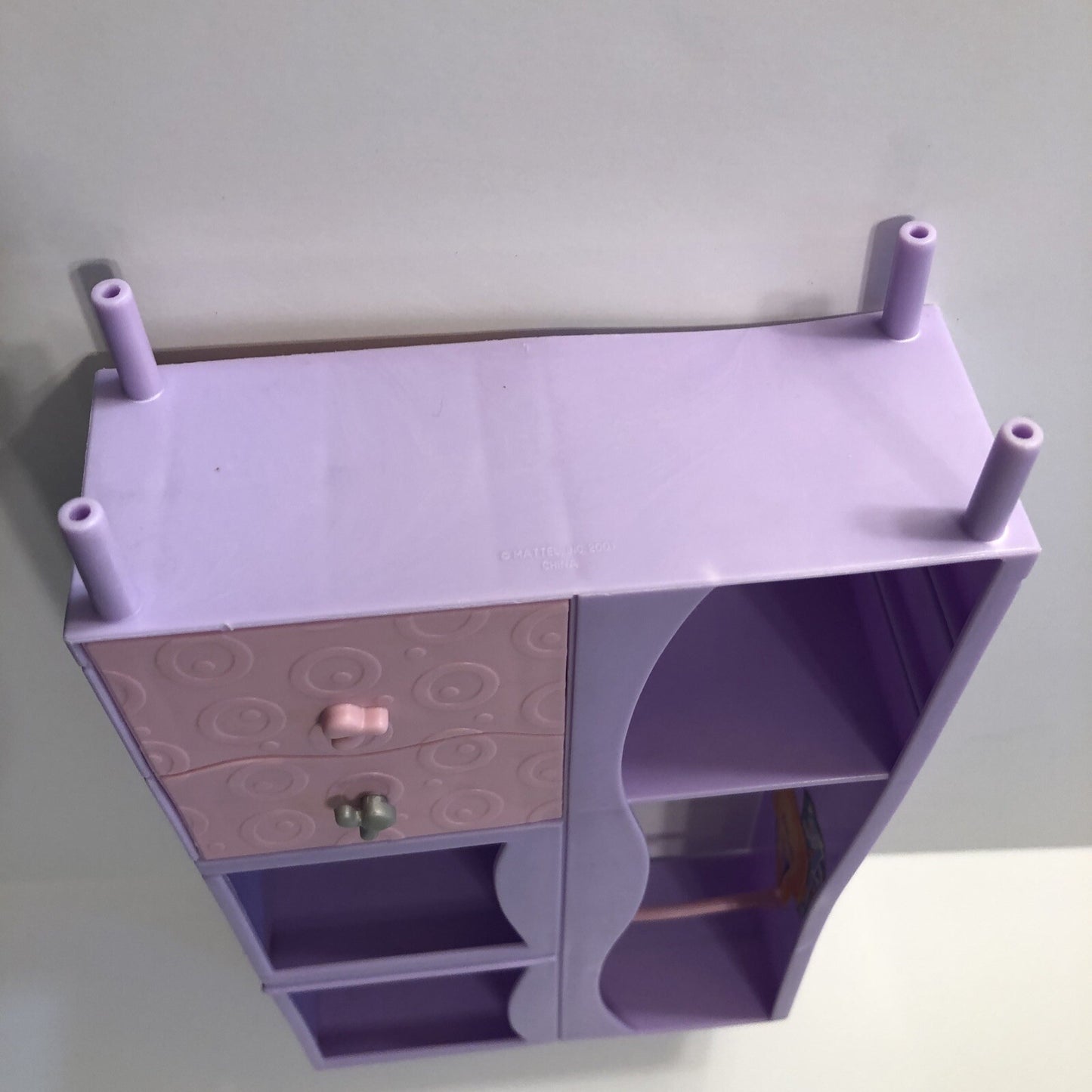 Barbie All Around Home Bedroom Closet Dresser 2001 Mattel Pink and Orchid