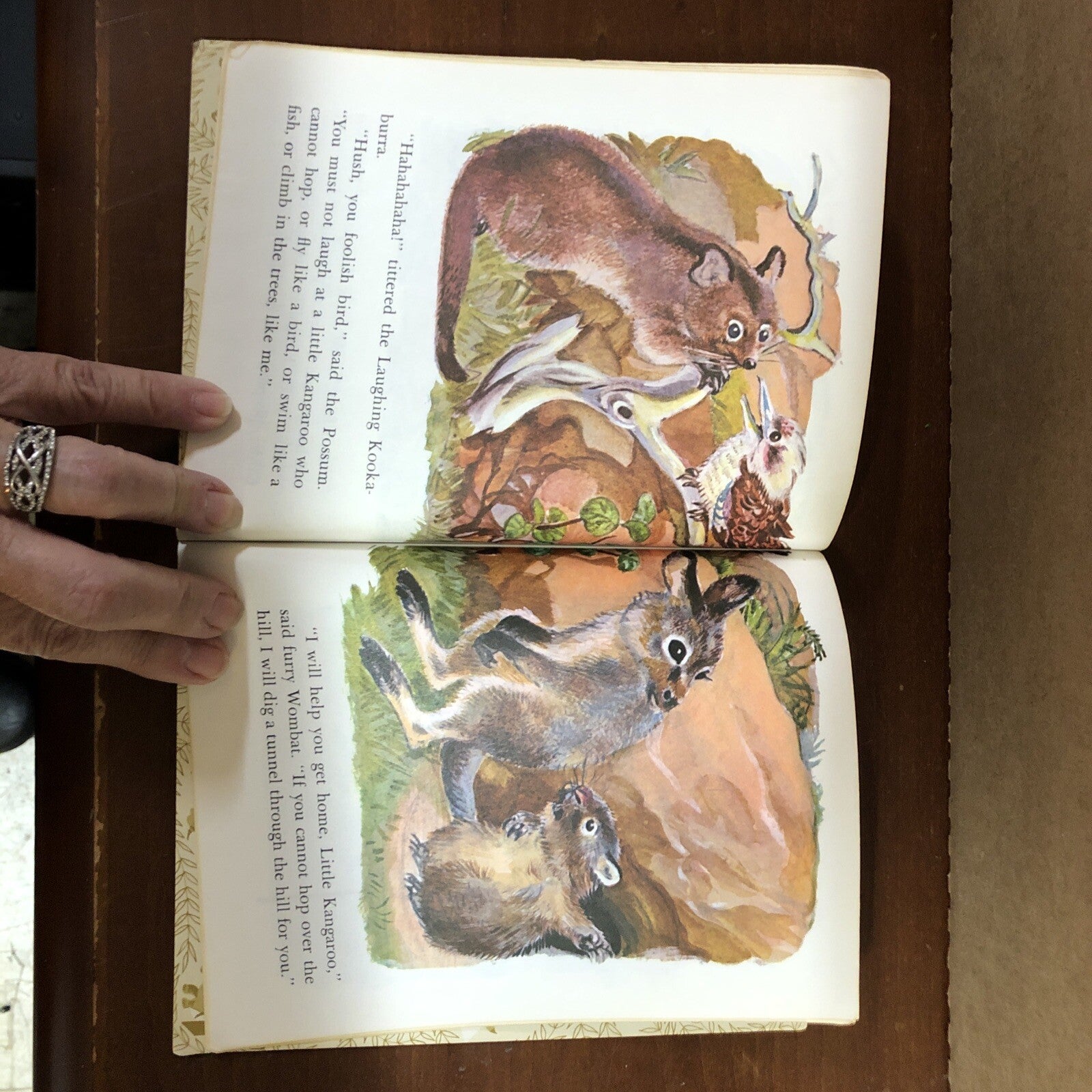 1965 Hop Little Kangaroo Golden Book First Edition   NO WRITING SCARRY