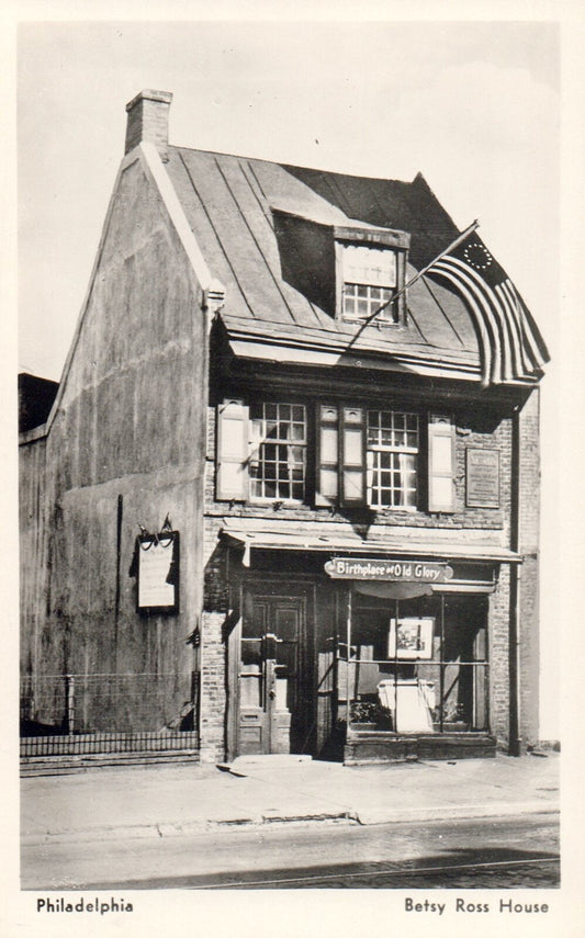 Betsy Ross House Philadelphia Birthplace of Old Glory Pennsylvania PA Postcard