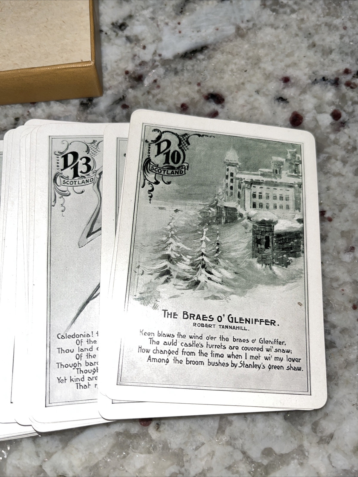 1898 Game of Poems Illustrated, No. 1123, Fireside Game Co., Cinncinati Card Co.