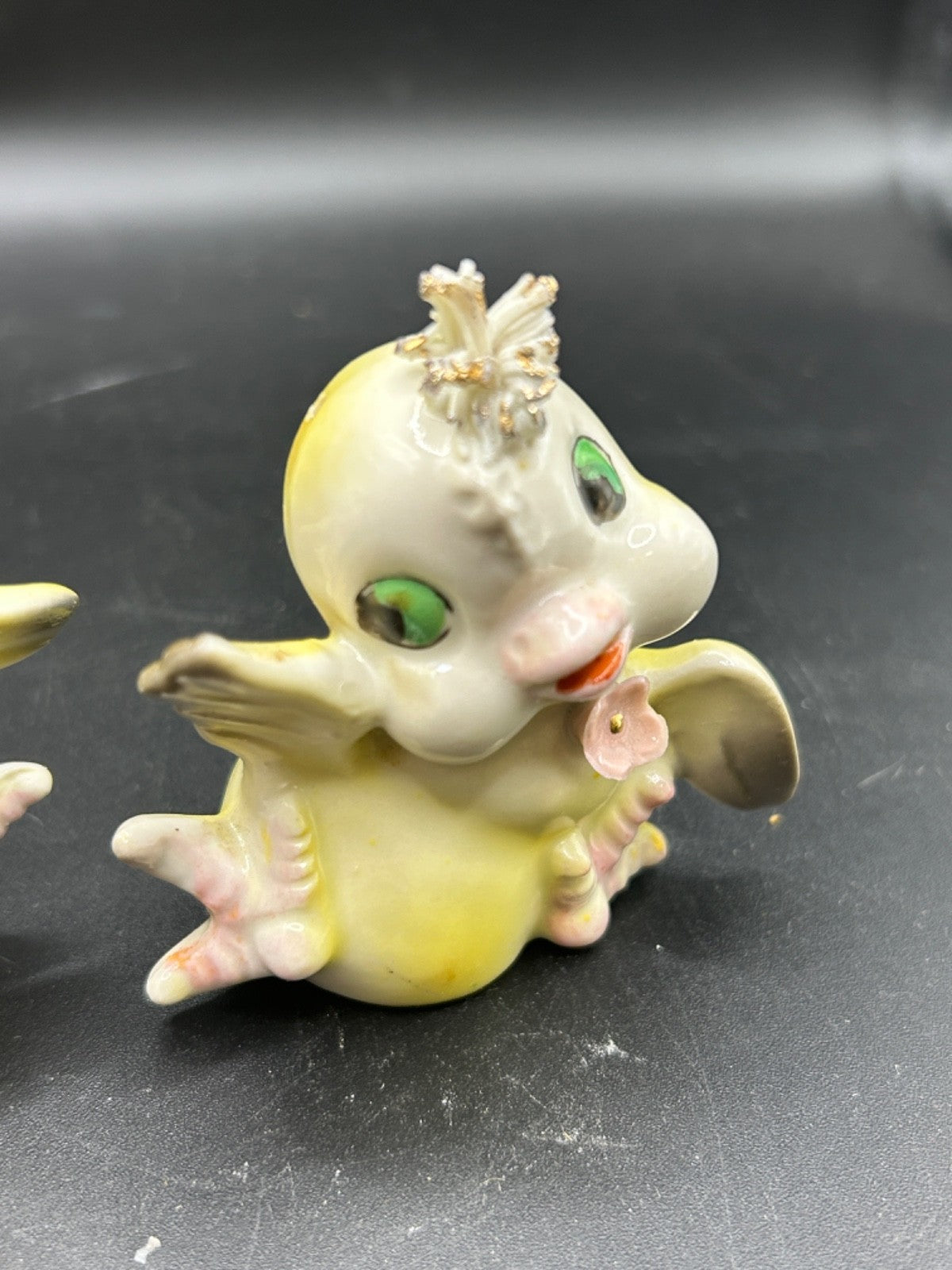 VTG Baby Birds Chicks Anthropomorphic Salt & Pepper Shakers JAPAN