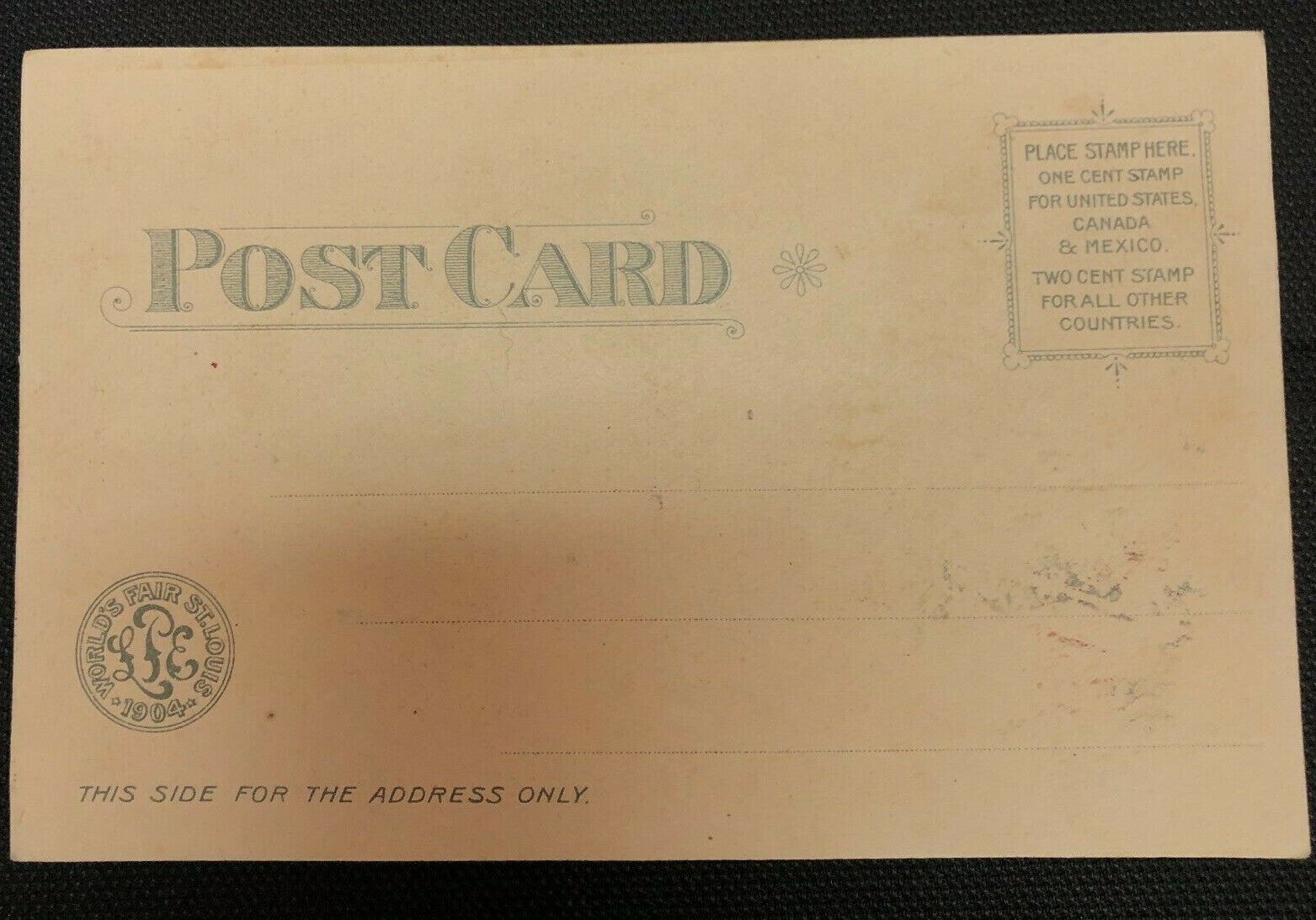 1904 HTL Saint St Louis World's Fair MO Missouri Hold to the Light Palace Mines 