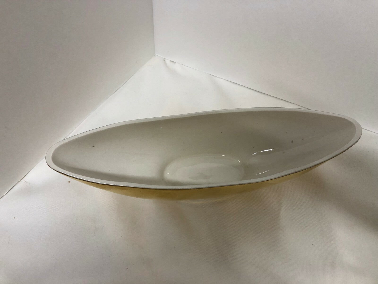 Stanford Sebring Gold Oblong Bowl  13 1/4"