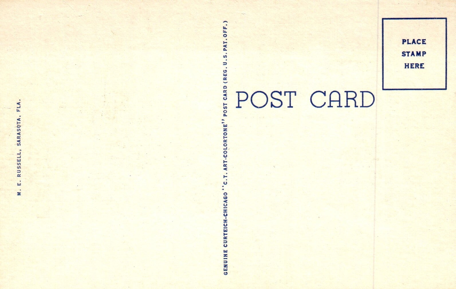 The John Ringling Estate in Sarasota Florida Fl Vintage Postcard