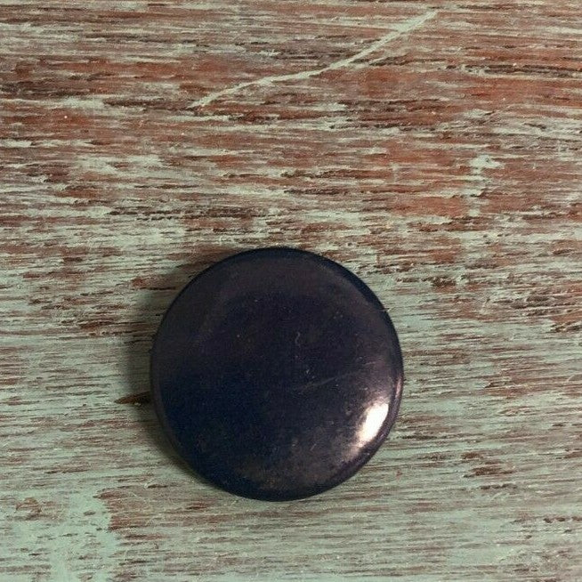 Early Dark Blue Celluloid Pin 11/16"