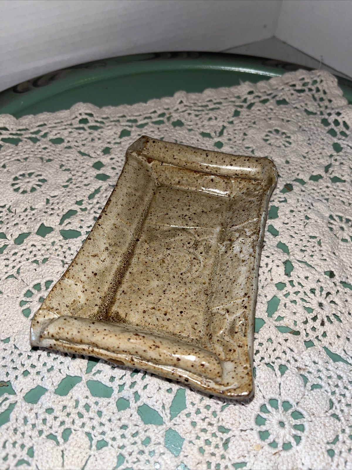 Studio Art Pottery Trinket Dish / Soap Dish  USA Made