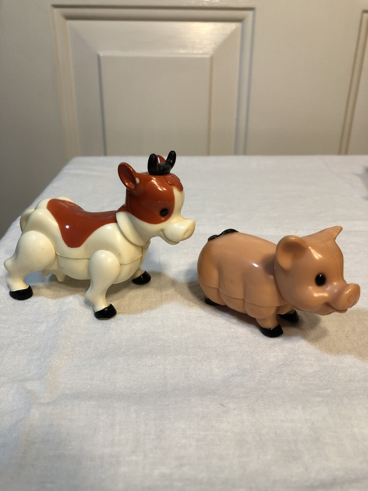 Lot of 10 Li'l Playmate Farm - 3 People Horse Dog Pig Cow Sheep Tractor Fence