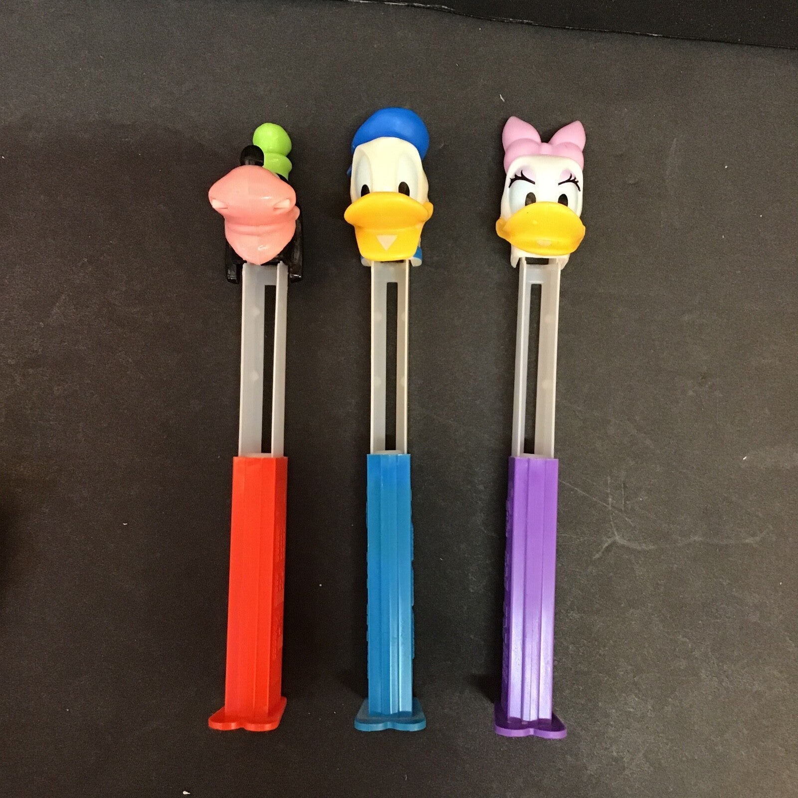 Vintage Disney Pez Dispensers Goofy, Donald Duck and Daisy Duck
