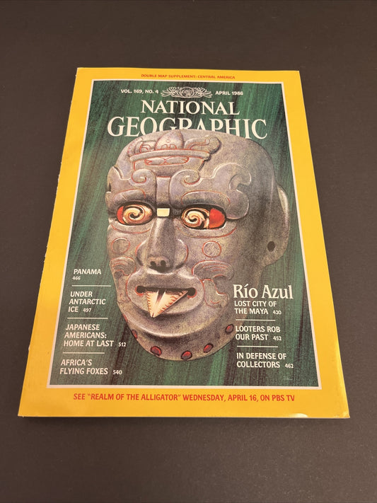 April 1986 National Geographic Rio Azul Lost City of the Maya