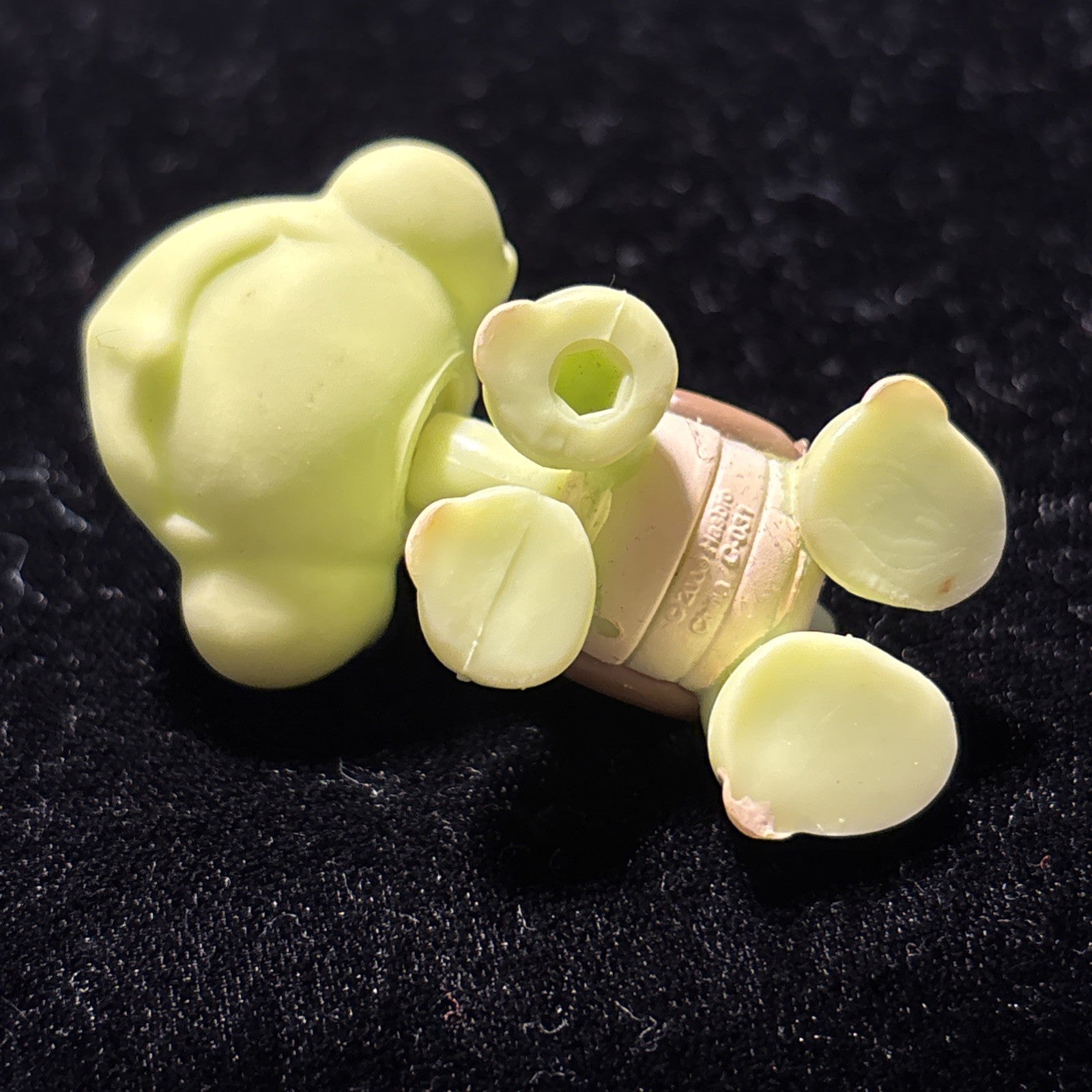 Littlest Pet Shop LPS Green Turtle with Peach Colored Spots on Shell # 984