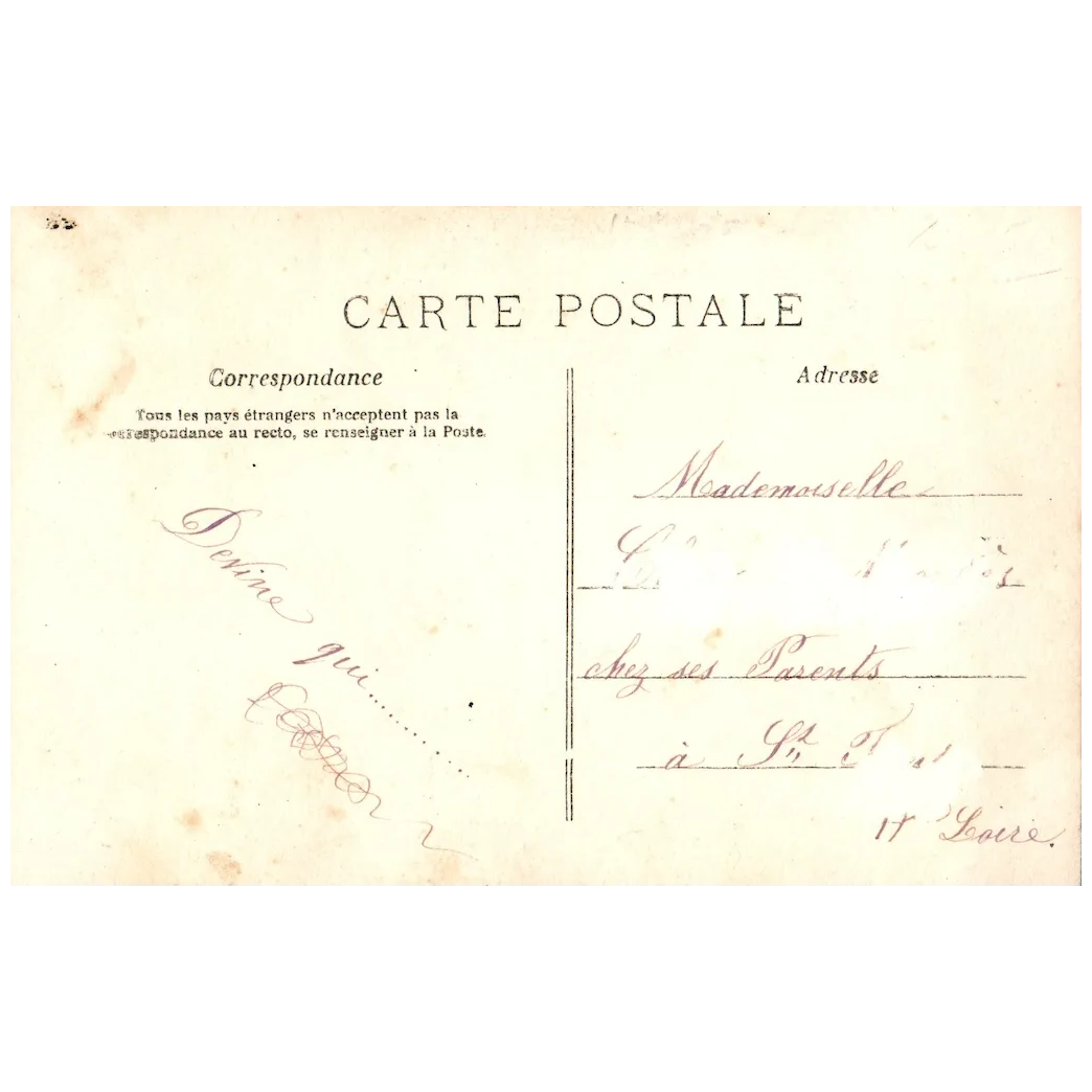 Little Girl Holding Fish in Fishbowl Artist Signed April Fools' Vintage Postcard