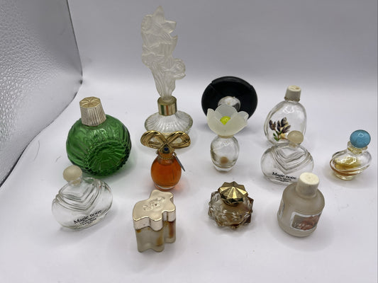 Vintage Perfumes Lot Of 12 Some Full