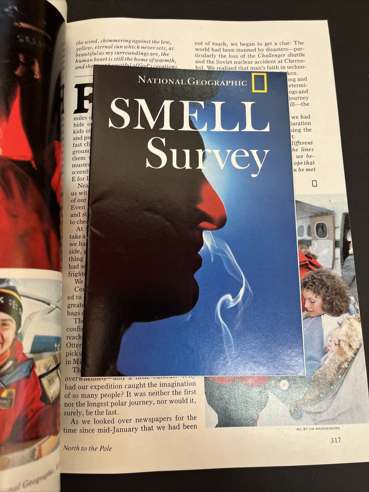 September 1986 National Geographic North to the Pole