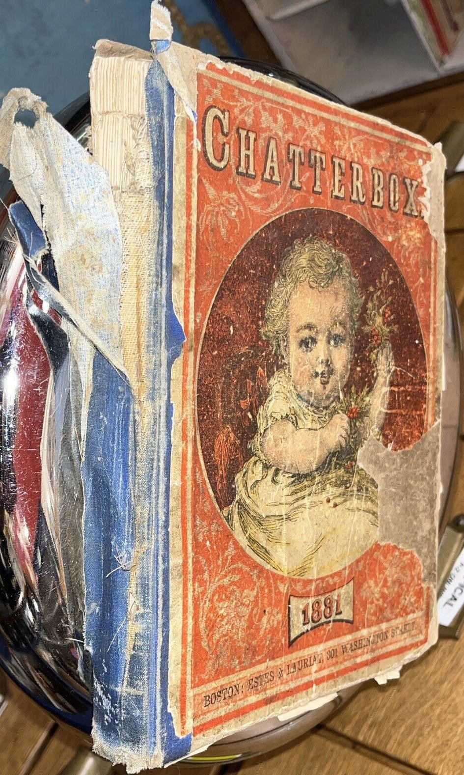 Chatterbox - 1881, Illustrated Children's Story Book - Hardcover 