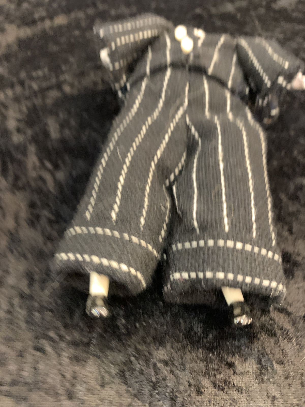 Vintage SULK Dolls Man with Oversized Suit Woman  Pink Plaid Dress Tiny Head