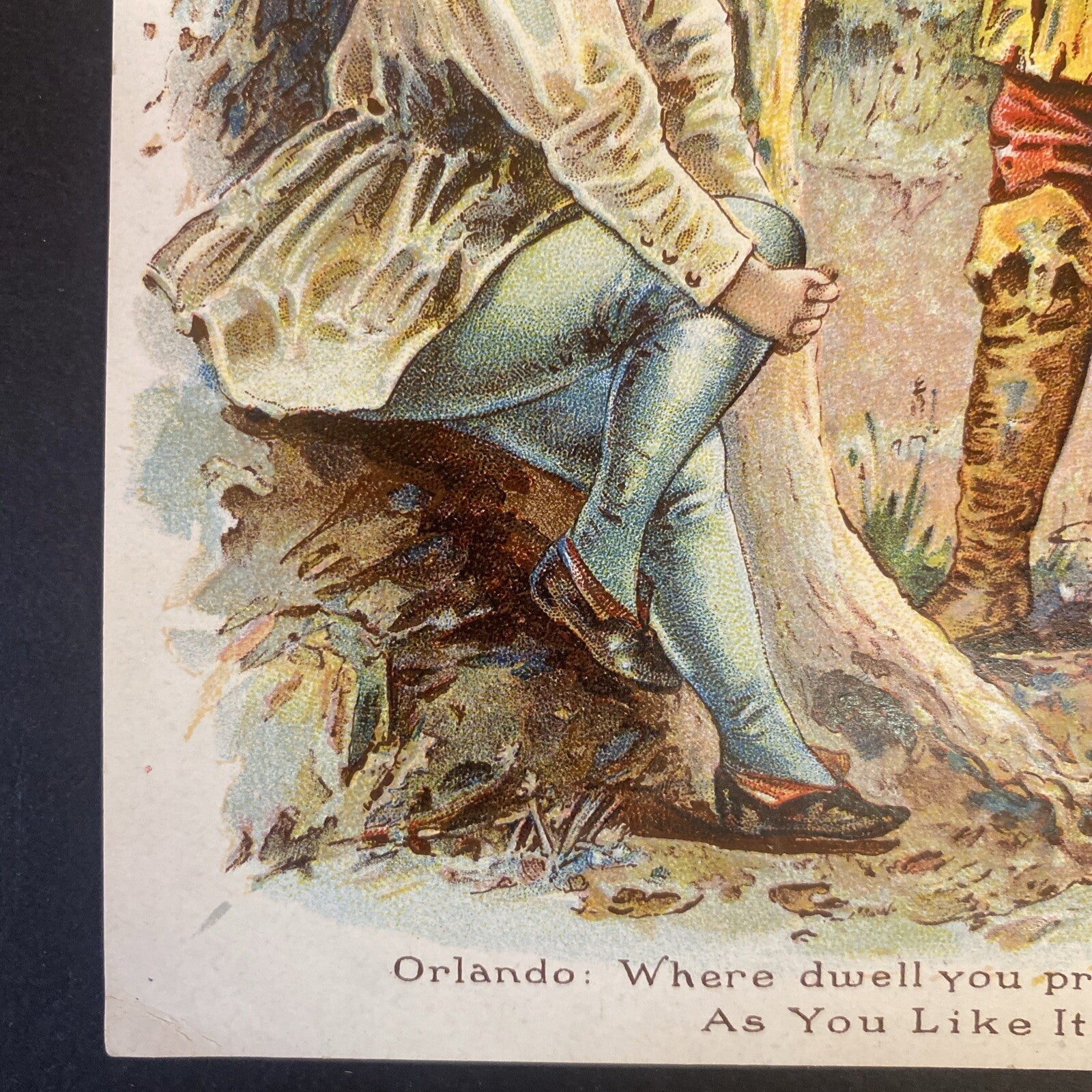 H E Bucklen 1895 Dr Kings New Discovery Shakespeare Victorian Trade Card # 4