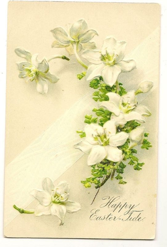 Nash Early Easter flowers Postcard Series