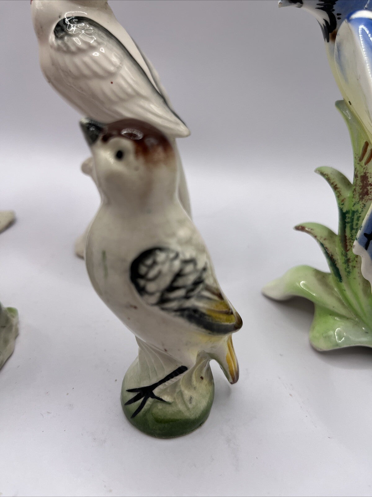 Porcelain Figurines Occupied Japan Lot Birds VTG 6 Pc
