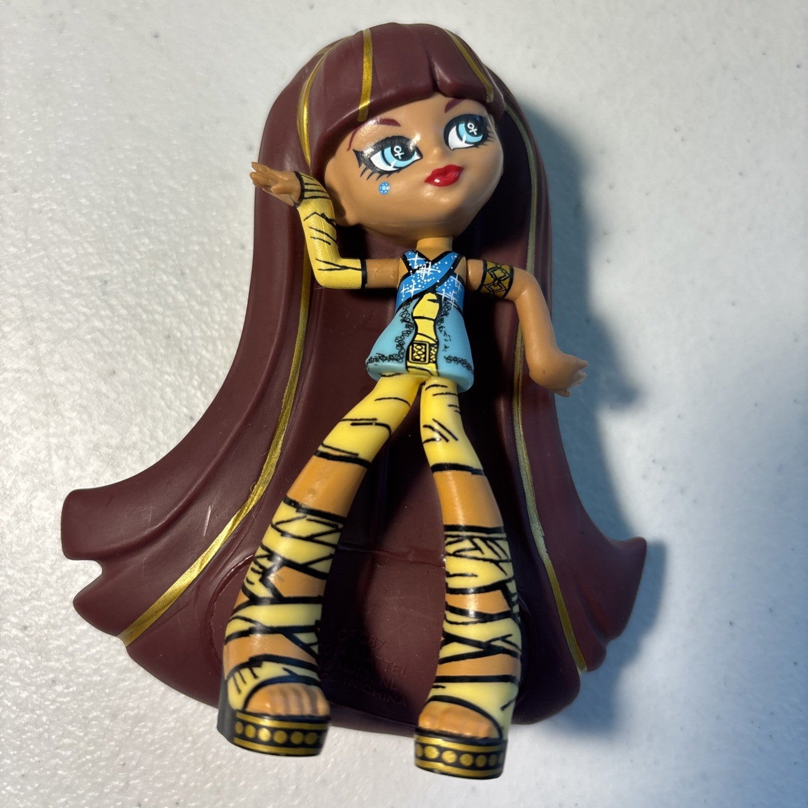Monster High Mattel 4" Vinyl Cleo de Nile Figurine Doll