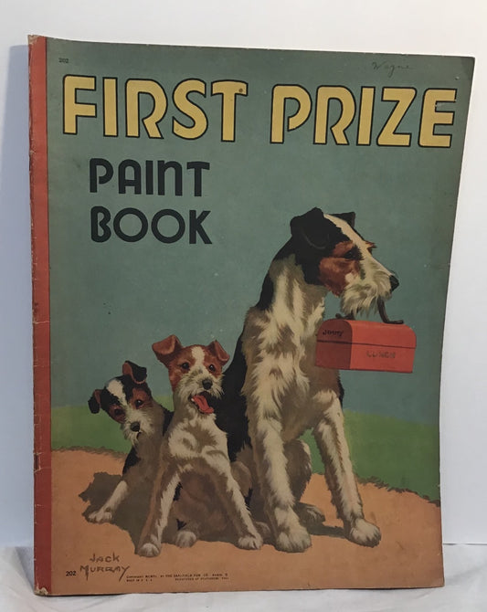 Vintage First Prize Paint Book Jack Murray 202 