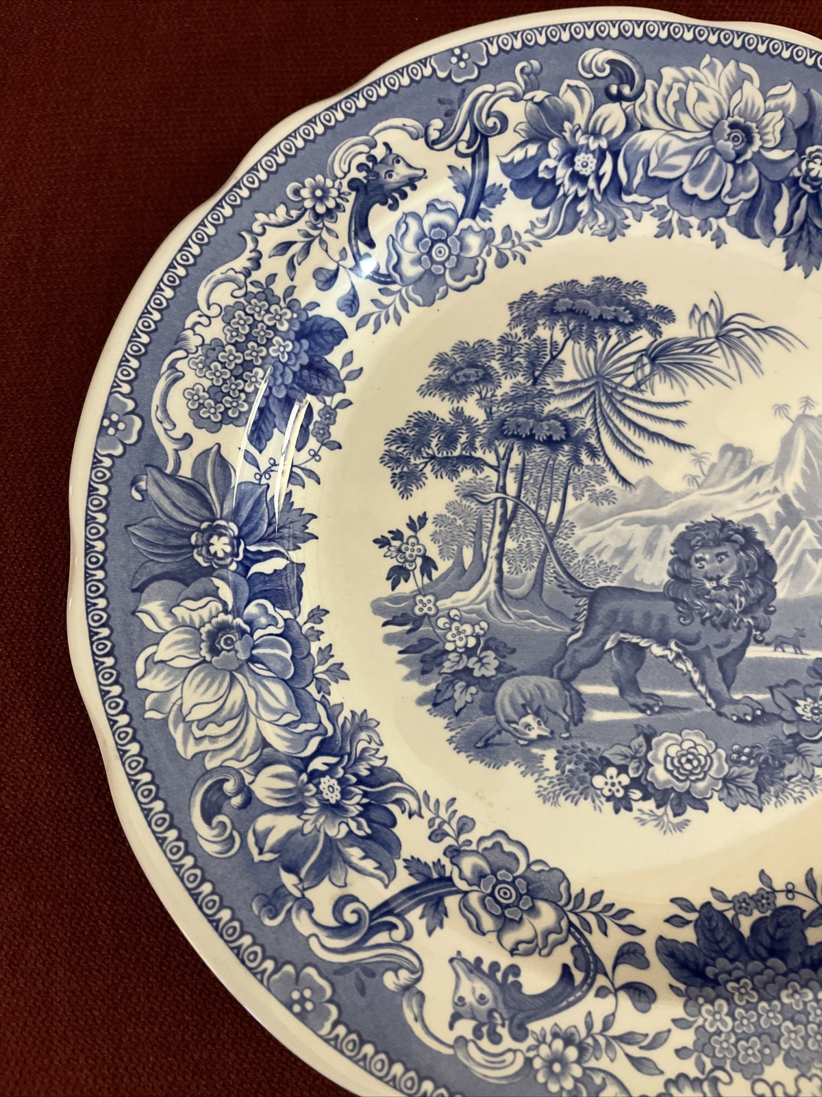 SPODE BLUE ROOM COLLECTION SERIES "Aesops Fables" Comes With Plate Hanger