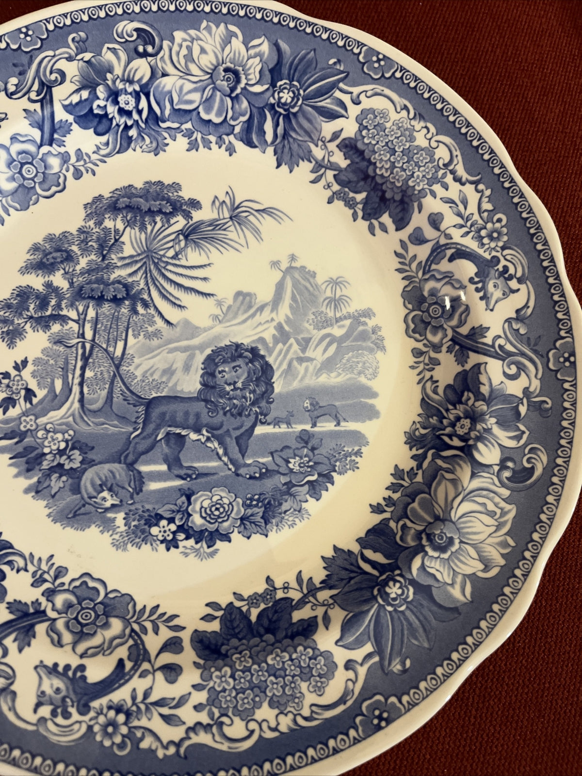 SPODE BLUE ROOM COLLECTION SERIES "Aesops Fables" Comes With Plate Hanger
