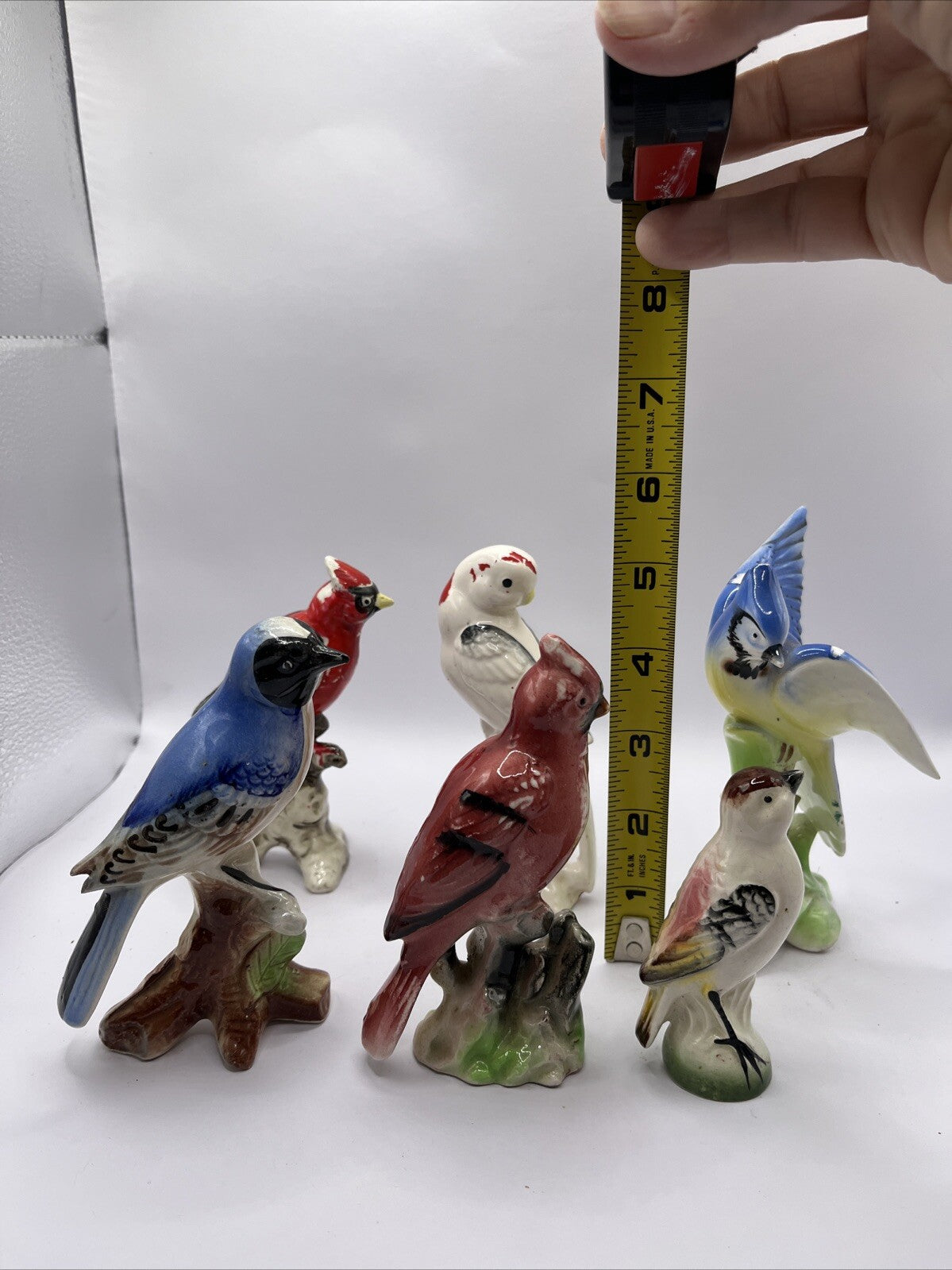 Porcelain Figurines Occupied Japan Lot Birds VTG 6 Pc