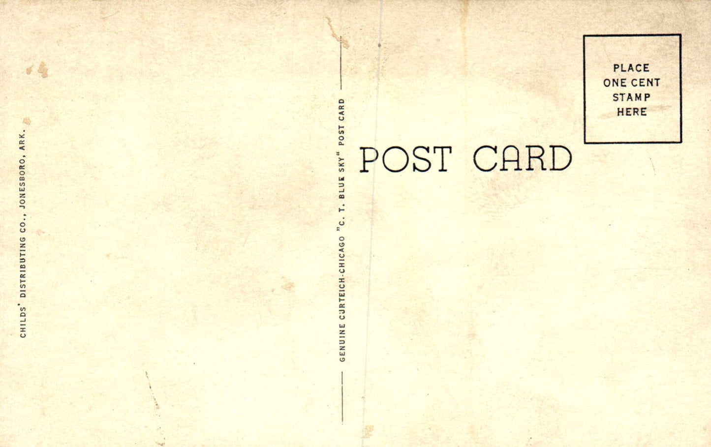 Main Street Looking West Walnut Ridge Ark  Arkansas AR  Postcard Old Cars Signs