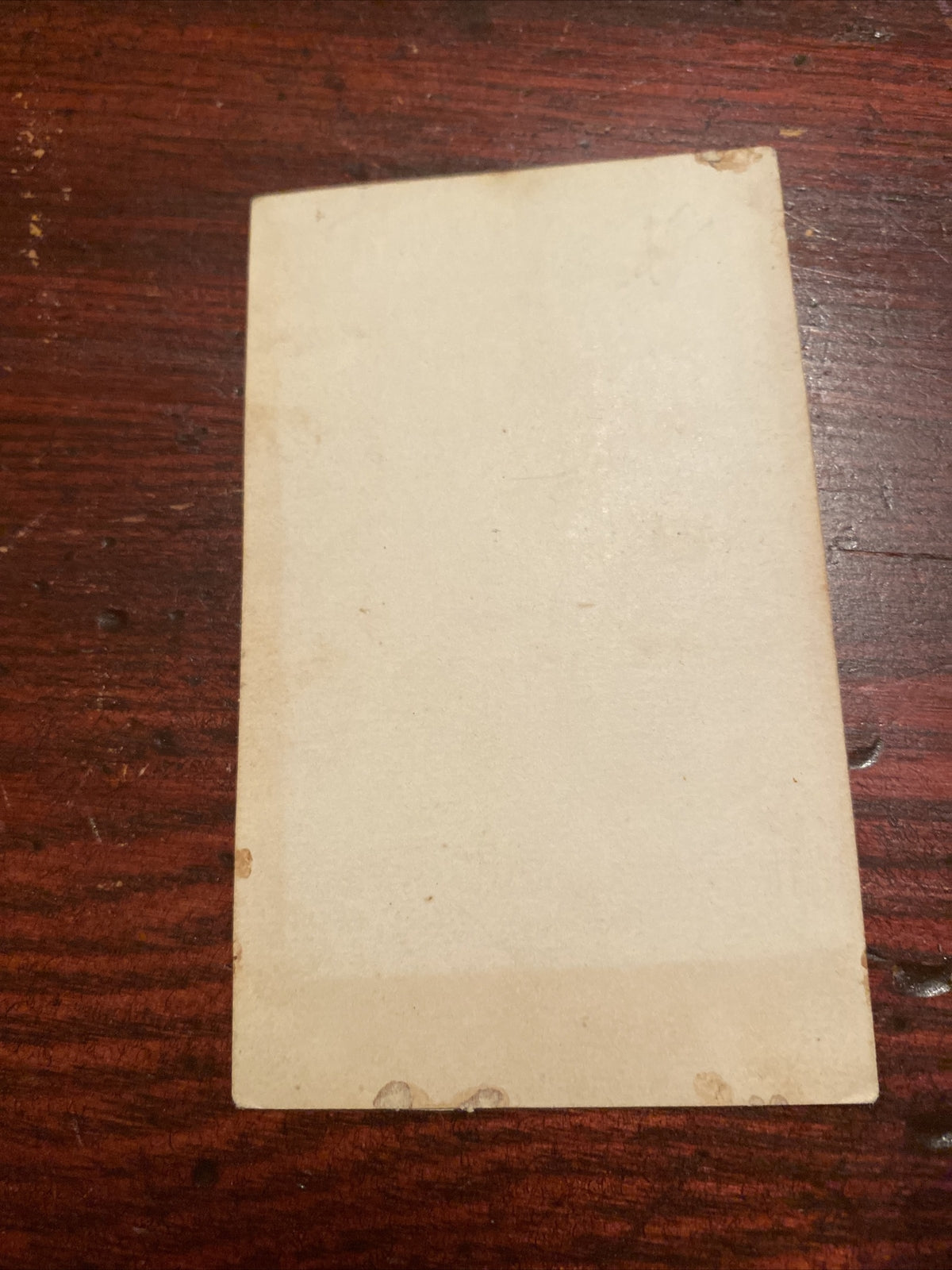 Real Photo CDV Victorian Woman Hair Up Period Clothing