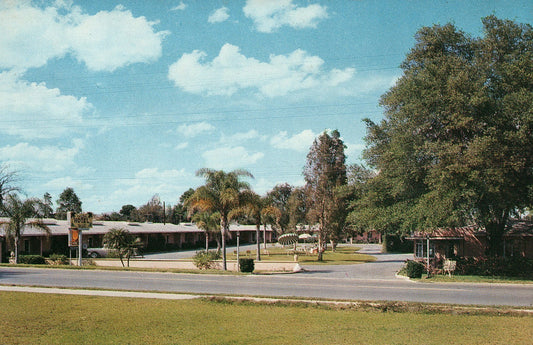 1959 Tropical Motel Bartow FL Florida Hotel Postcard