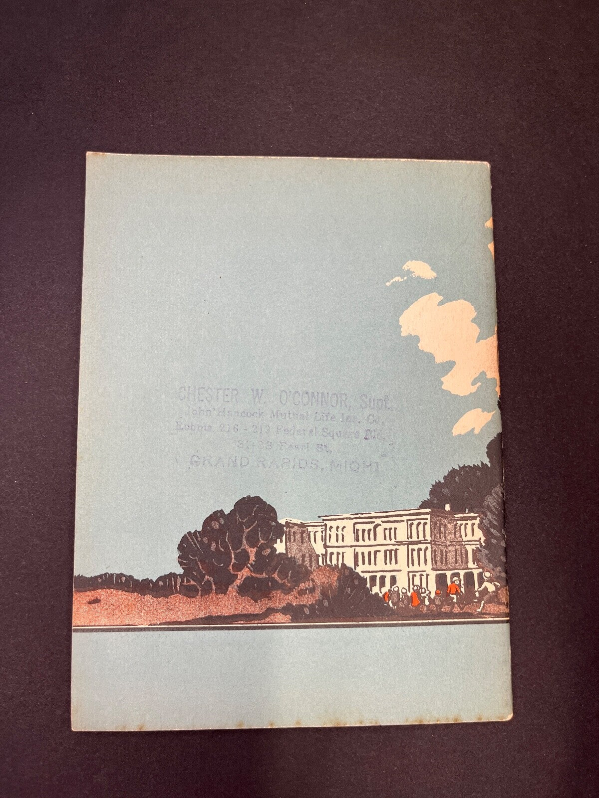 Vintage "The Healthy School Child" John Hancock Life Insurance Ad Book