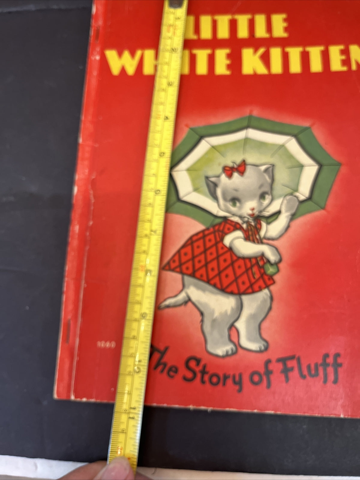 Very Rare 1939 Little White Kitten Children Book By June Scheckler Whitman Publi