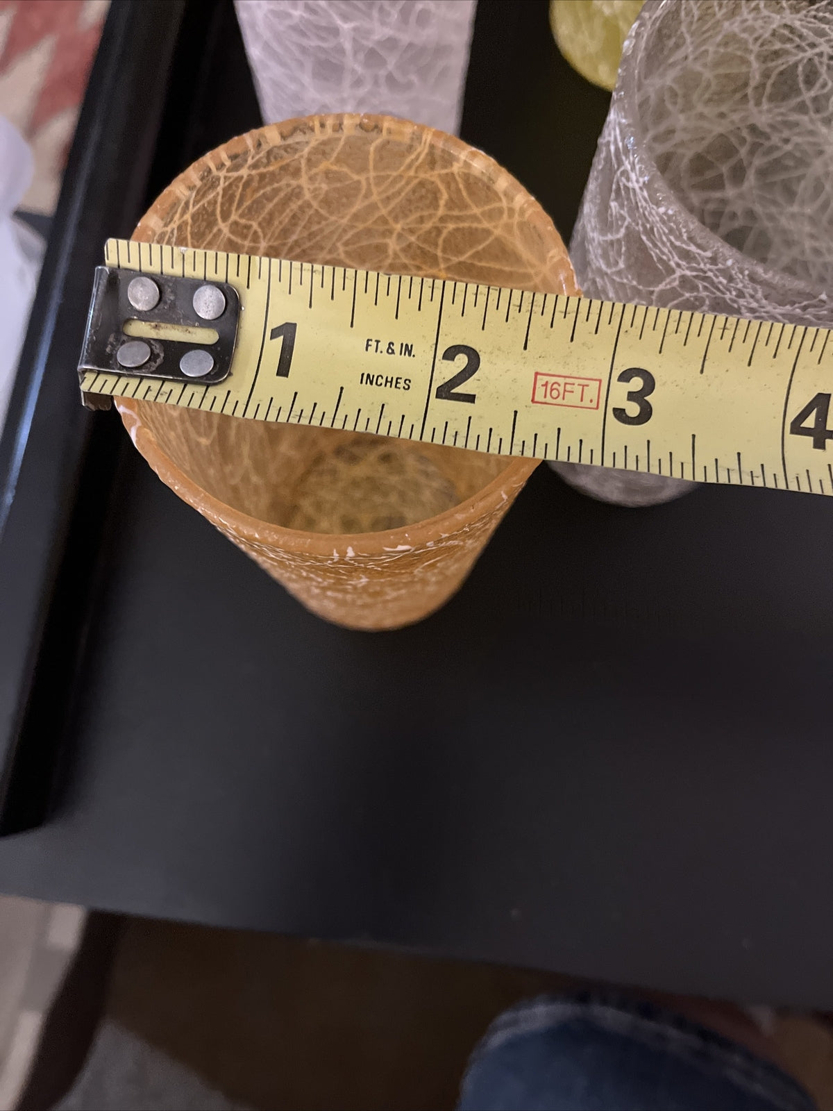 Set of 5 Vintage Spaghetti String MCM Glasses