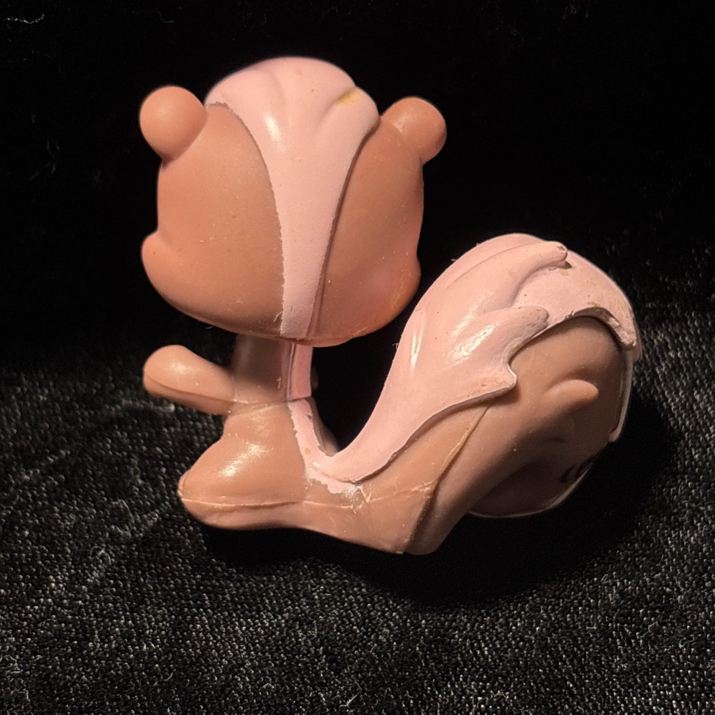 Littlest Pet Shop LPS Brown Skunk with Pink Stripe #1904