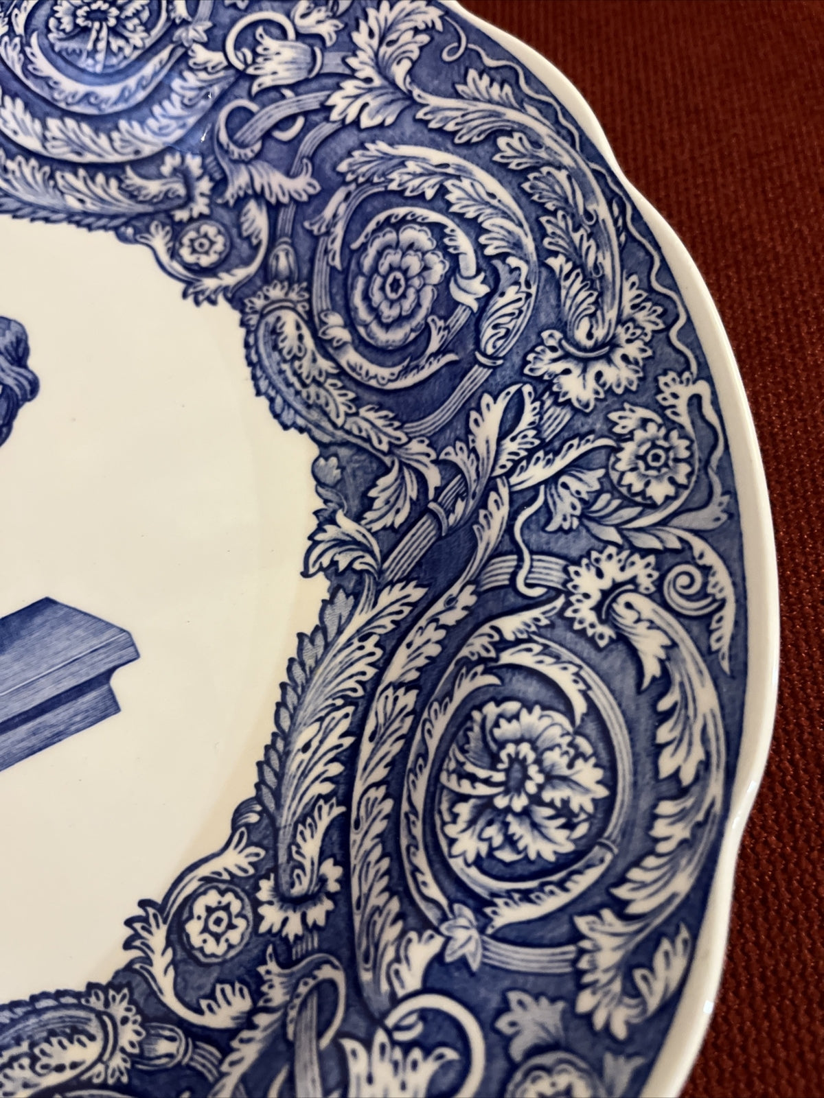 SPODE  Blue Room Collection "Warwick Vase”  Dinner Plate  10 3/8"