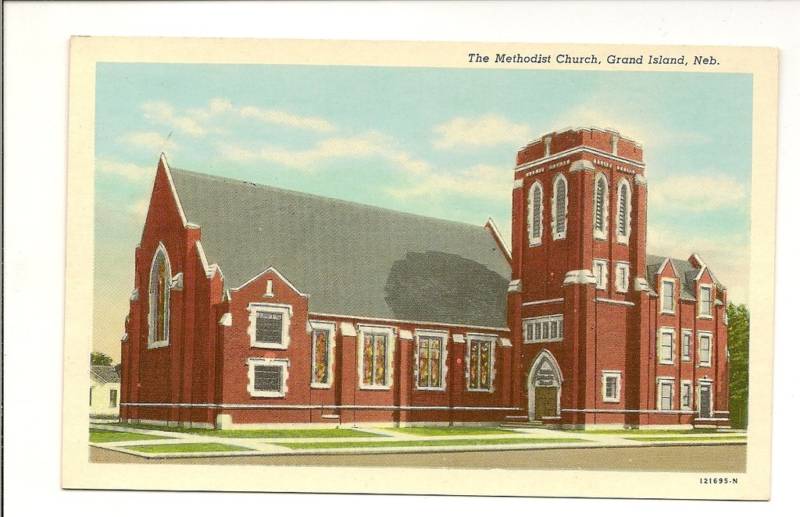 Grand Island Nebraska NE NEB The methodist church
