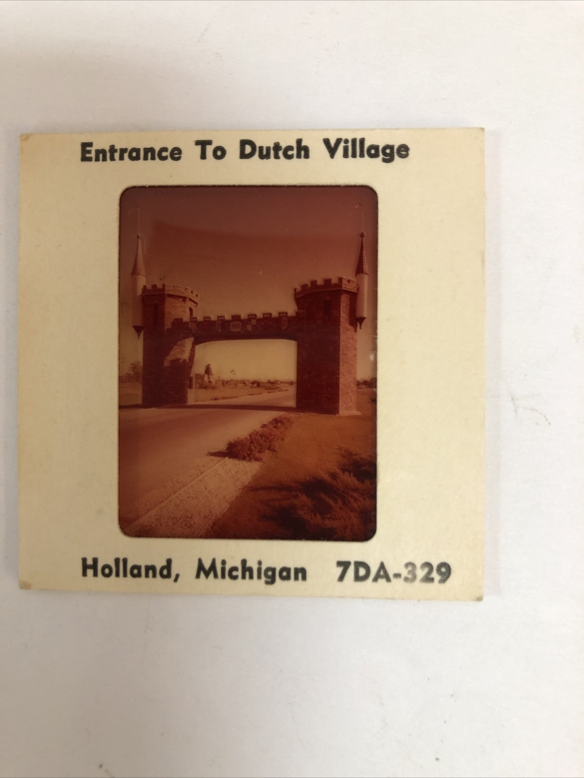 1960's 9 SLIDES Windmill Island Holland MICHIGAN Tulips Windmill