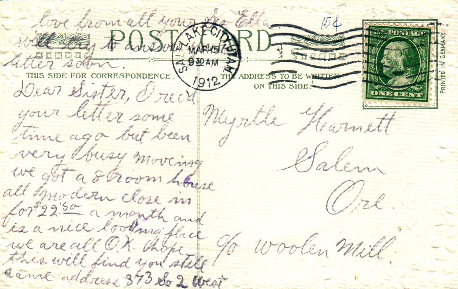 1912 Winsch St Patrick's Day Irish Ireland Eagles Nest Killarney