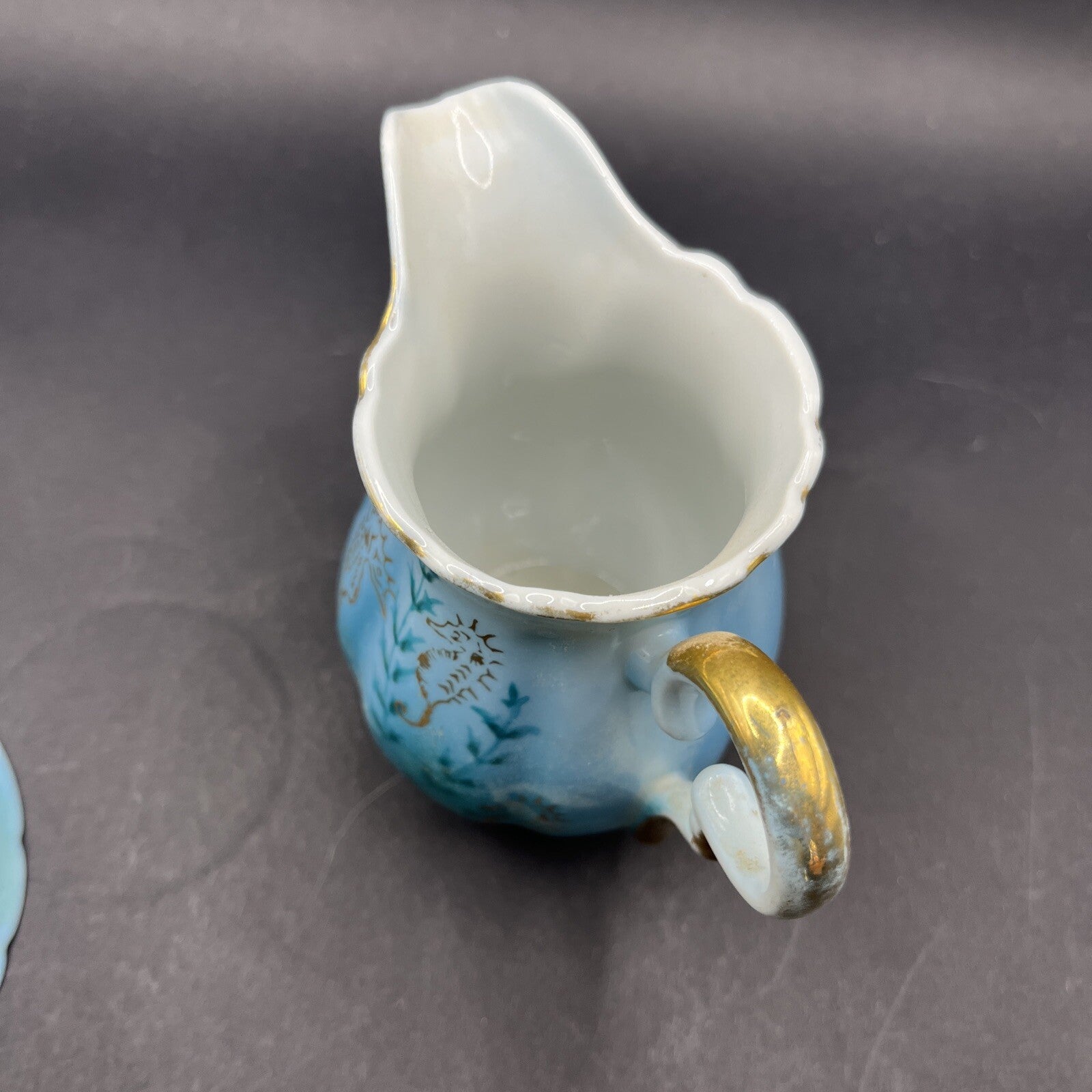 Royal Stafford Bone China Blue, With Seahorses  Cream & Sugar