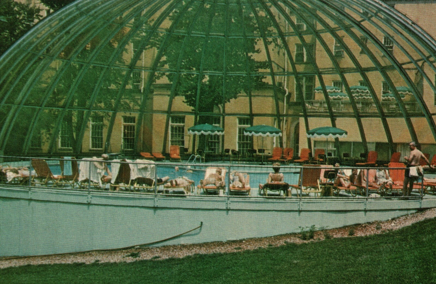 French Lickss Sheraton Hotel and Country Club Indiana Hotel Motel Postcard