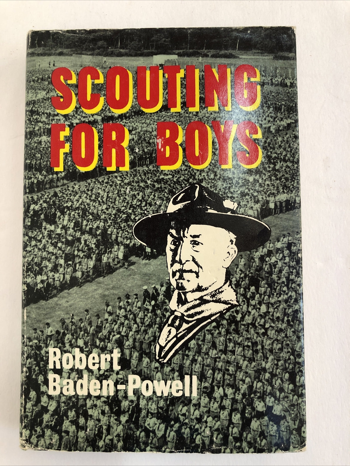 SCOUTING FOR BOYS By Robert Baden-Powell with Scout Signatures Hardcover 1967