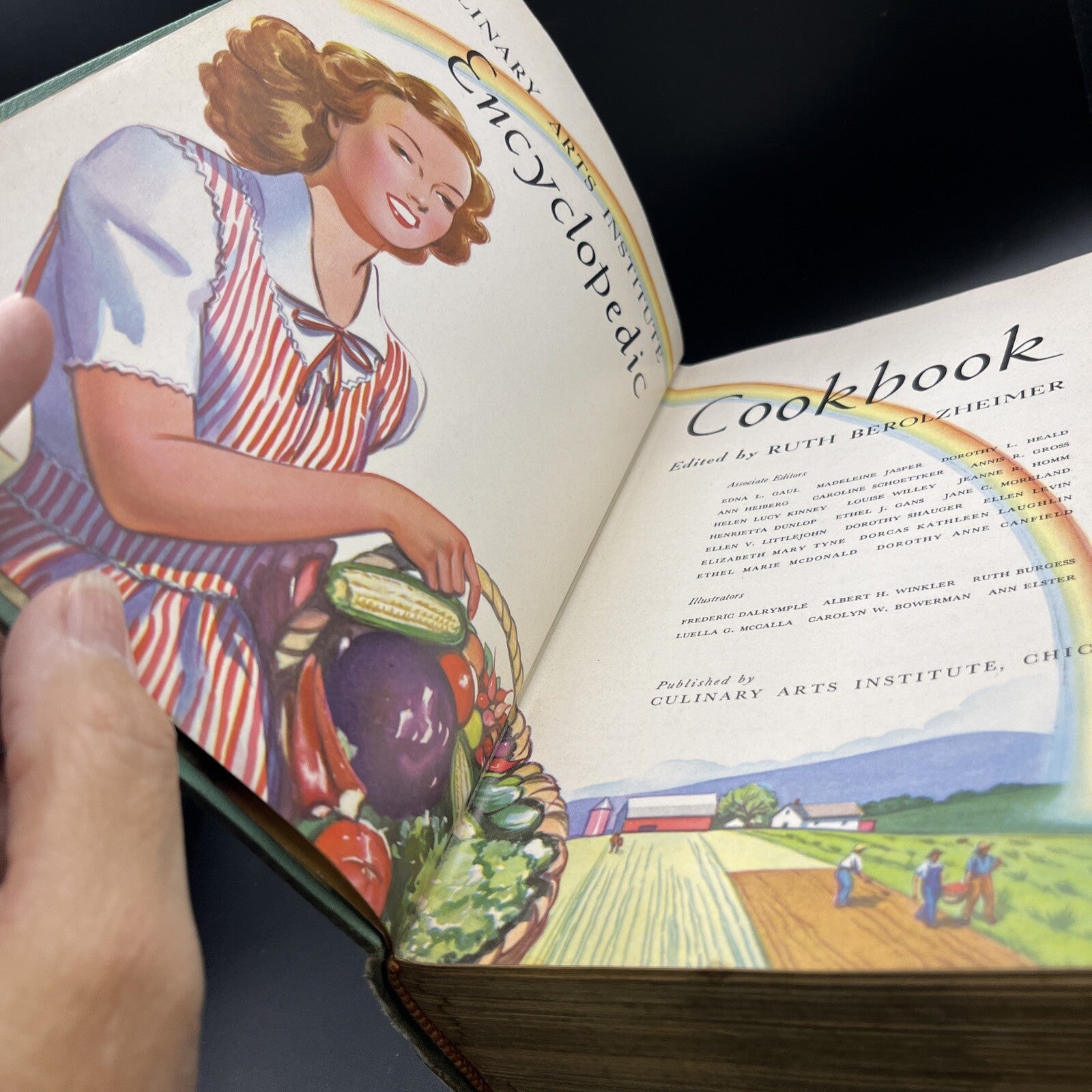 Vintage Culinary Arts Institute Encyclopedic Cookbook 1948