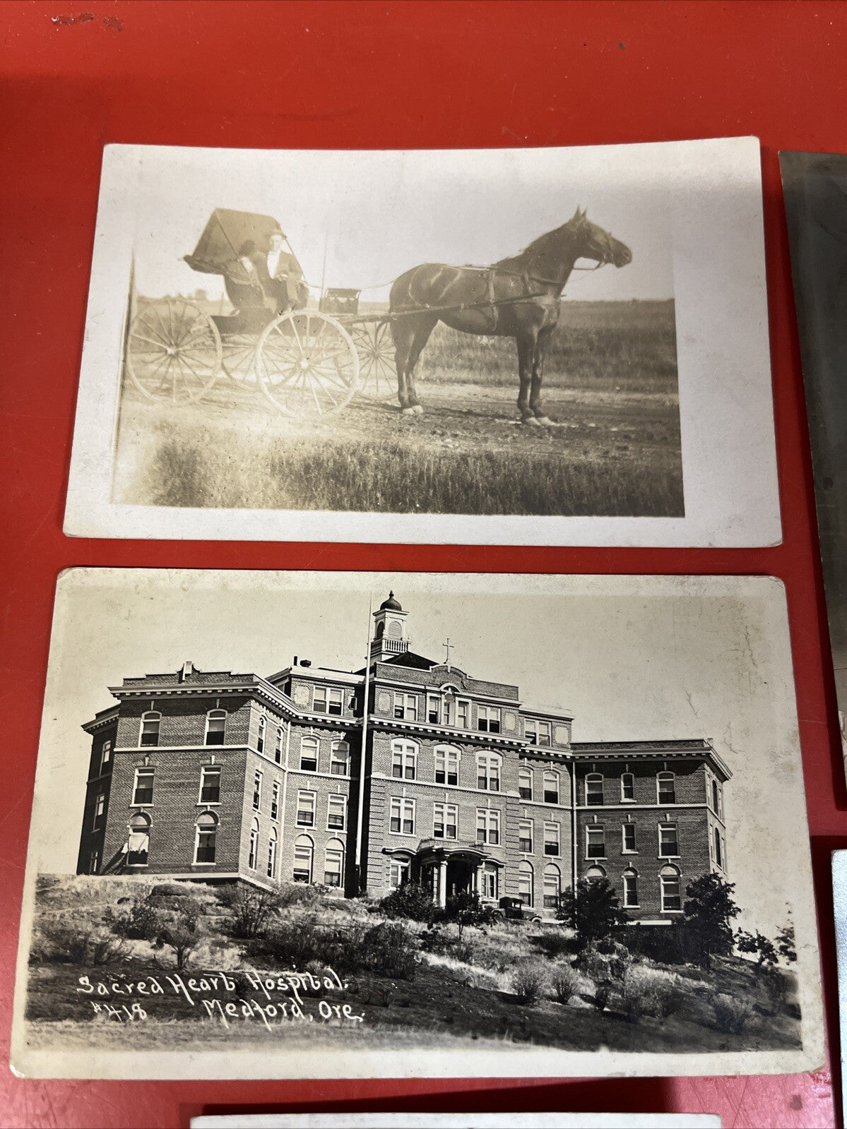 Lot of 5 RPPC Real Photo Postcards Homes Early 1900s ?