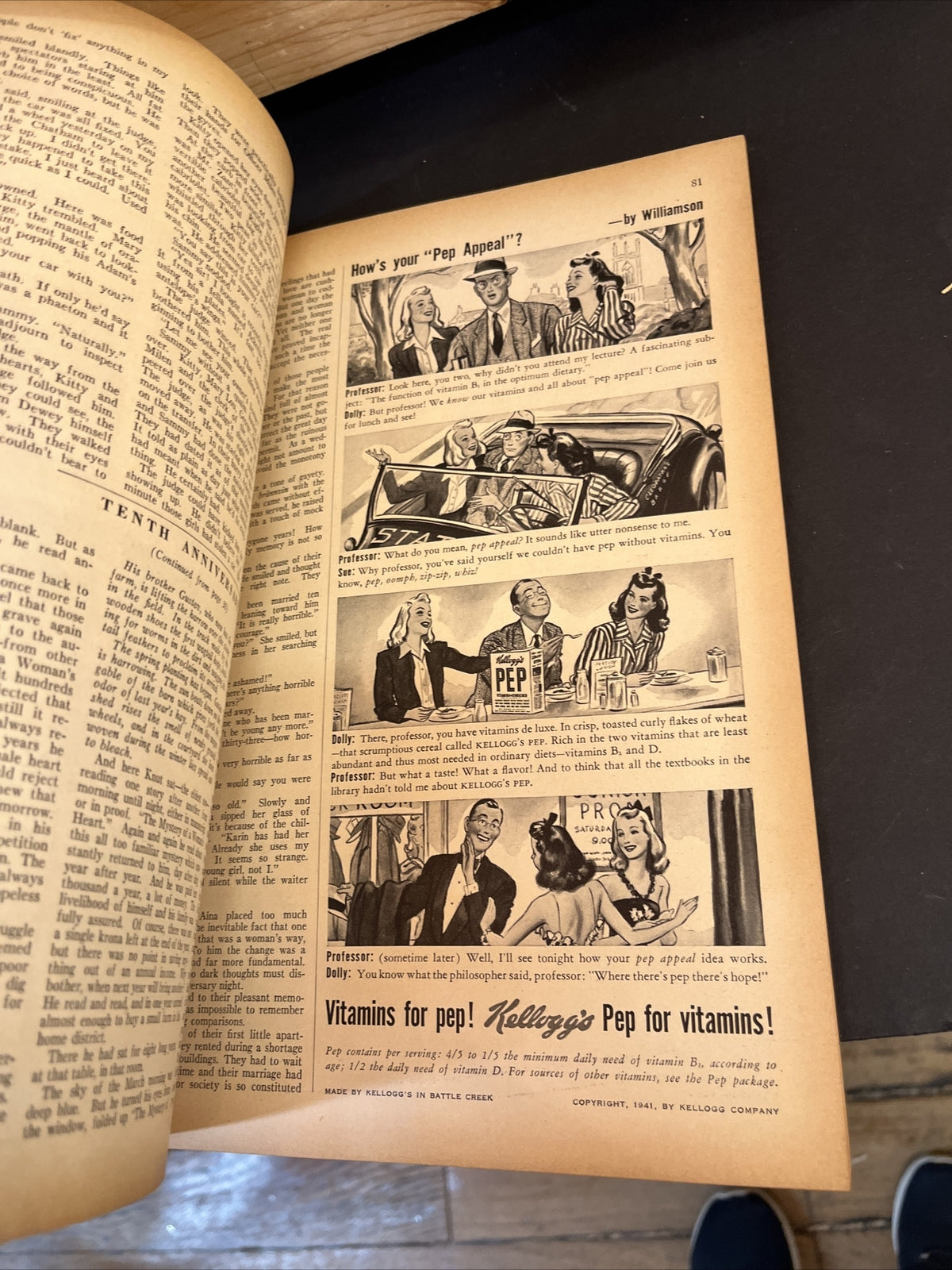 March 1941 REDBOOK Magazine Orig. Mailing Wrapper Agatha Christie Novel of Month