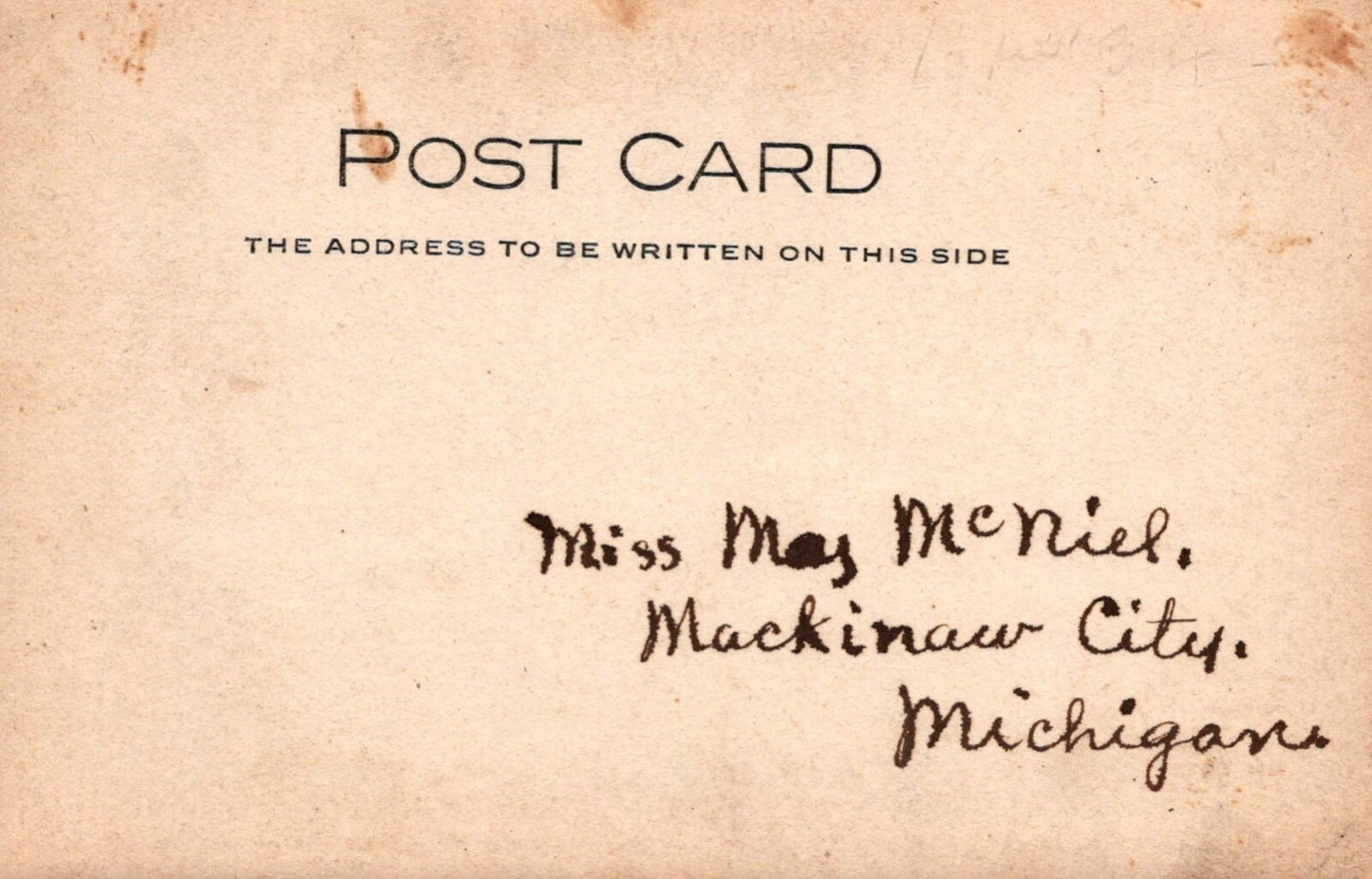 Lake Billings Manton peaceful calm lake Michigan MI Mich Postcard